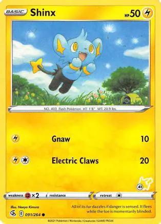 Shinx (# Pikachu Stamped) 091/264 - Battle Academy 2022
