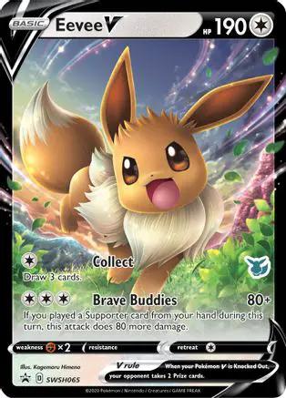 Eevee V (Eevee Stamped) SWSH065 - Battle Academy 2022 Holofoil