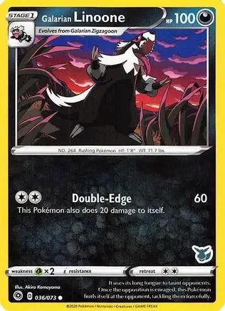 Galarian Linoone (Eevee Stamped) 036/073 - Battle Academy 2022
