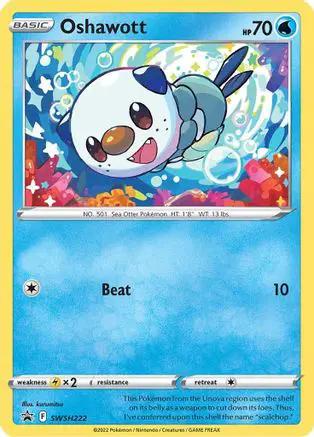 Oshawott SWSH222/307 - SWSH Sword & Shield Promo Cards Holofoil
