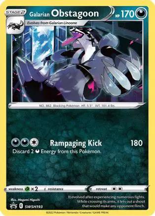 Galarian Obstagoon SWSH193 - SWSH Sword & Shield Promo Cards