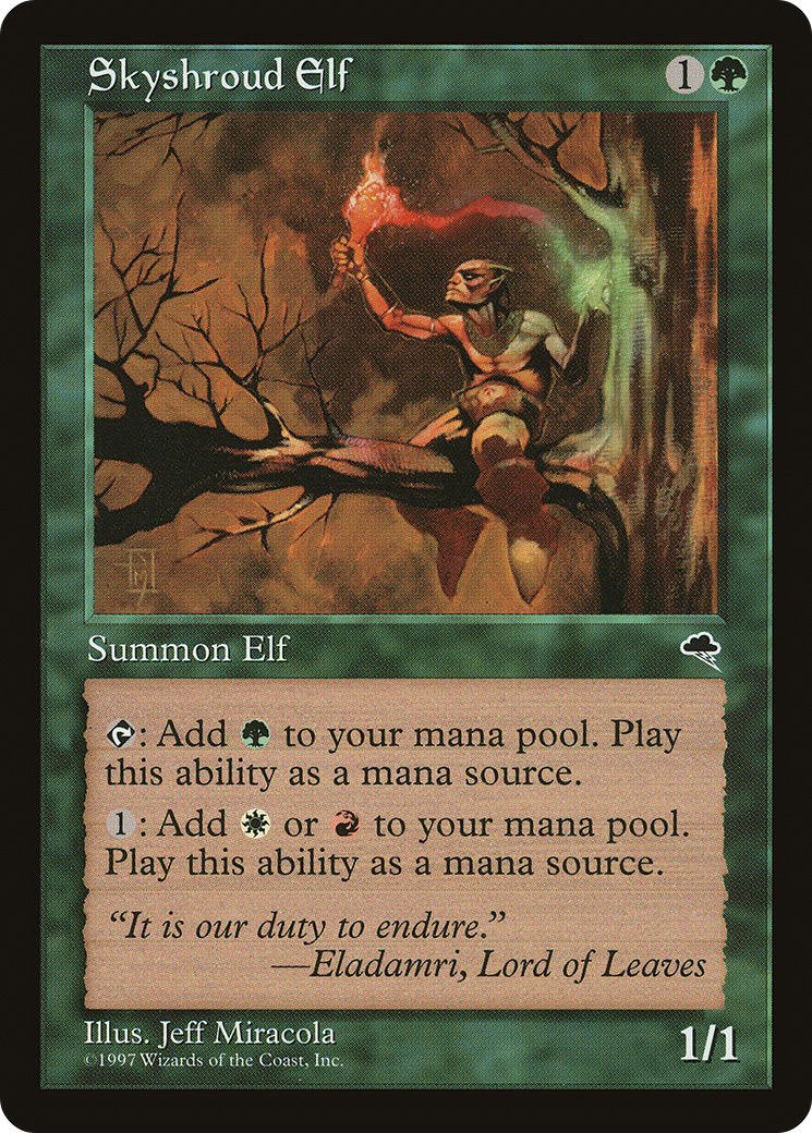 Skyshroud Elf (TMP-255) - Tempest