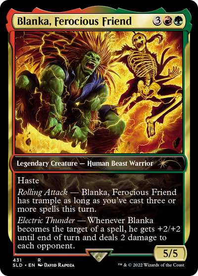 The Howling Abomination (SLD-431) - Secret Lair Drop / Blanka, Ferocious Friend Foil