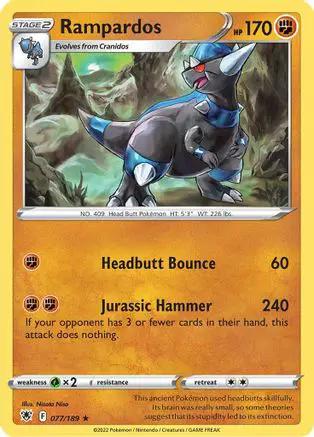 Rampardos 077/189 - SWSH10 Astral Radiance Reverse Holofoil