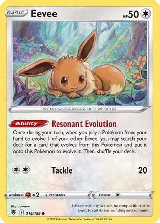 Eevee 119/189 - SWSH10 Astral Radiance Reverse Holofoil