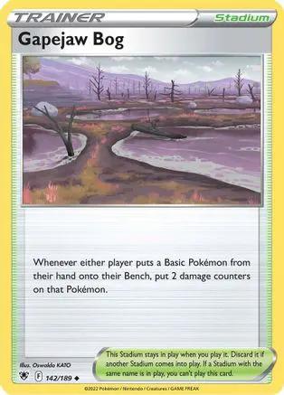 Gapejaw Bog 142/189 - SWSH10 Astral Radiance Reverse Holofoil