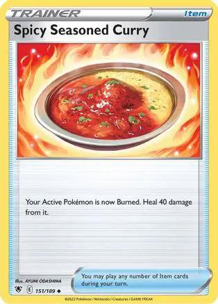 Spicy Seasoned Curry 151/189 - SWSH10 Astral Radiance Reverse Holofoil