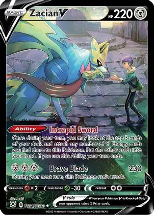 Zacian V TG21/TG30 - SWSH10 Astral Radiance Trainer Gallery Holofoil