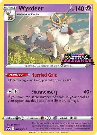 Wyrdeer SWSH206/307 - SWSH Sword & Shield Promo Cards Holofoil