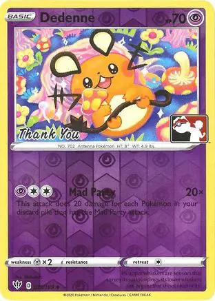 Dedenne (Pokemon League) [Thank You] 078/189 - League & Championship Cards Reverse Holofoil