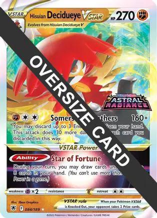 Hisuian Decidueye VSTAR 084/189 - Jumbo Cards Holofoil