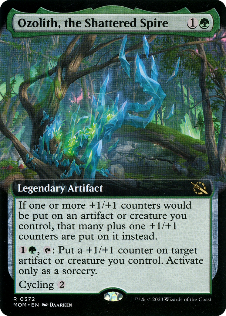 Ozolith, the Shattered Spire (MOM-372) - March of the Machine: (Extended Art)