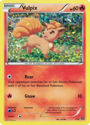 Vulpix 001/12 - McDonalds Promos 2016 Holofoil