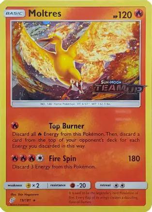Moltres (Team Up Stamped) 019/181 - Miscellaneous Cards & Products Holofoil