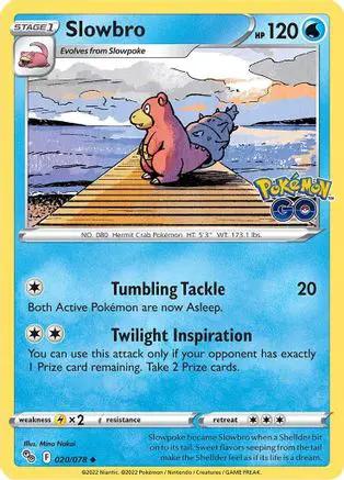 Slowbro 020/078 - Pokemon GO Reverse Holofoil