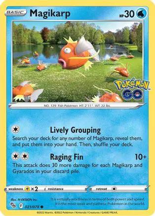 Magikarp 021/078 - Pokemon GO Reverse Holofoil