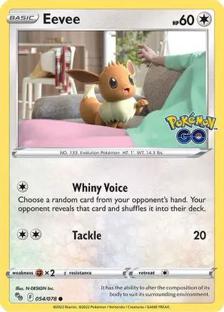 Eevee 054/078 - Pokemon GO