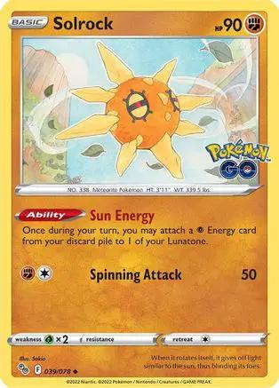 Solrock 039/078 - Pokemon GO