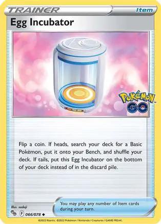 Egg Incubator 066/078 - Pokemon GO Reverse Holofoil