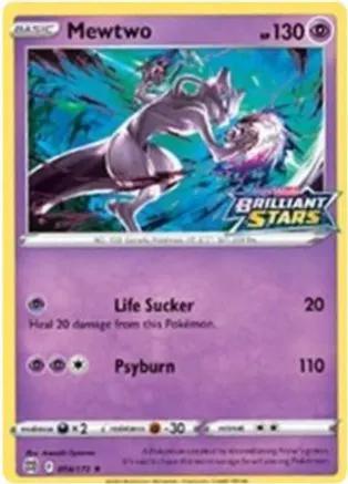 Mewtwo (Brilliant Stars Stamped) 056/172 - Miscellaneous Cards & Products Holofoil