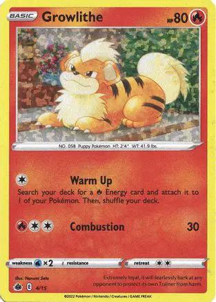 Growlithe 004/15 - McDonalds Promos 2022 Holofoil