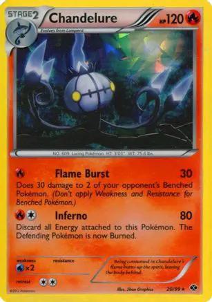 Chandelure (Cracked Ice Holo) 020/99 - Blister Exclusives Holofoil