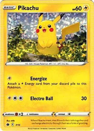 Pikachu 007/15 - McDonalds Promos 2022 Holofoil