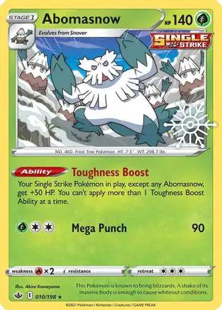 Abomasnow (Holiday Calendar) 010/198 - Miscellaneous Cards & Products Holofoil