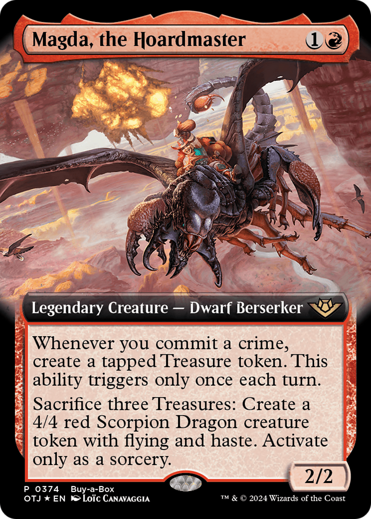 Magda, the Hoardmaster (BABP-374) - Outlaws of Thunder Junction: (Extended Art) Foil