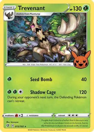 Trevenant 015/192 - Trick or Trade BOOster Bundle Holofoil