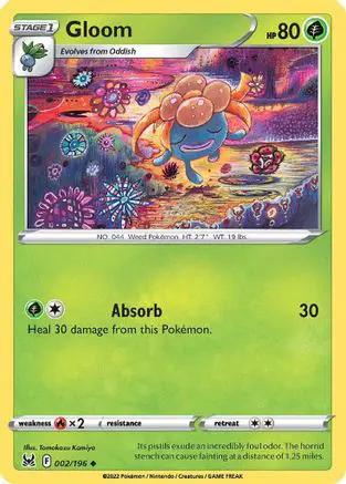 Gloom 002/196 - SWSH11 Lost Origin Reverse Holofoil