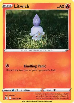 Litwick 024/196 - SWSH11 Lost Origin Reverse Holofoil