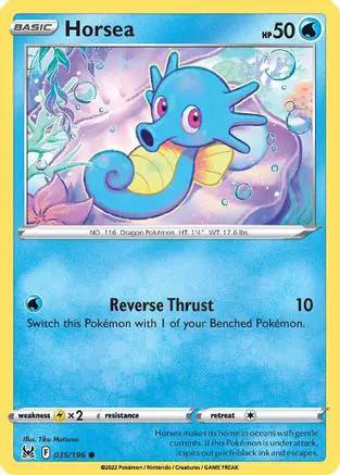 Horsea 035/196 - SWSH11 Lost Origin Reverse Holofoil