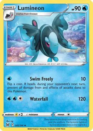 Lumineon 041/196 - SWSH11 Lost Origin Reverse Holofoil