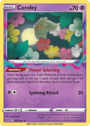 Comfey 079/196 - SWSH11 Lost Origin Reverse Holofoil