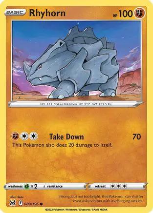 Rhyhorn 089/196 - SWSH11 Lost Origin