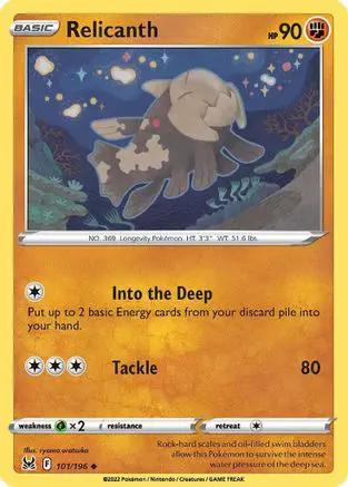Relicanth 101/196 - SWSH11 Lost Origin