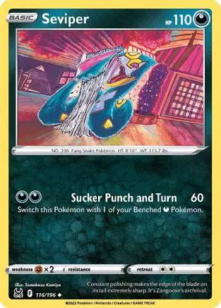 Seviper 116/196 - SWSH11 Lost Origin Reverse Holofoil
