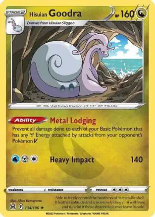 Hisuian Goodra 134/196 - SWSH11 Lost Origin Holofoil