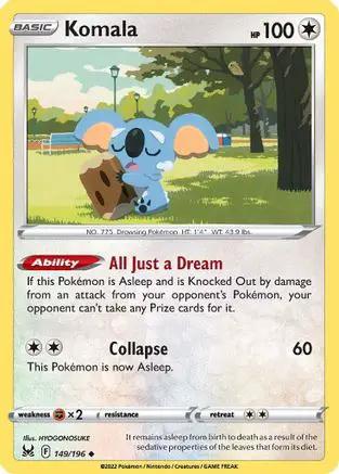 Komala 149/196 - SWSH11 Lost Origin Reverse Holofoil
