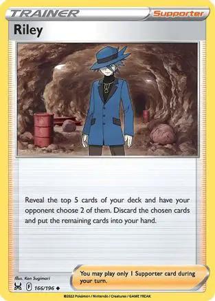 Riley 166/196 - SWSH11 Lost Origin Reverse Holofoil