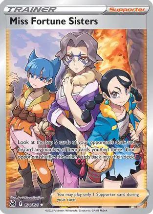 Miss Fortune Sisters (Full Art) 194/196 - SWSH11 Lost Origin Holofoil