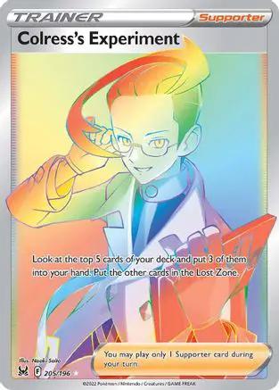 Colress's Experiment (Secret) 205/196 - SWSH11 Lost Origin Holofoil