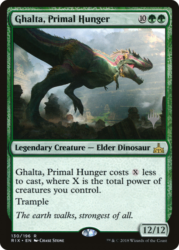 Ghalta, Primal Hunger (PPM20-130P) - Rivals of Ixalan Promos