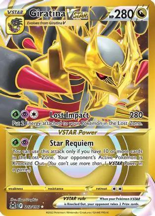 Giratina VSTAR  (Secret) 212/196 - SWSH11 Lost Origin Holofoil