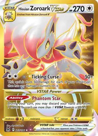 Hisuian Zoroark VSTAR  (Secret) 213/196 - SWSH11 Lost Origin Holofoil