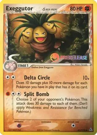 Exeggutor (Delta Species) (Prerelease) 041/110 - Nintendo Promos
