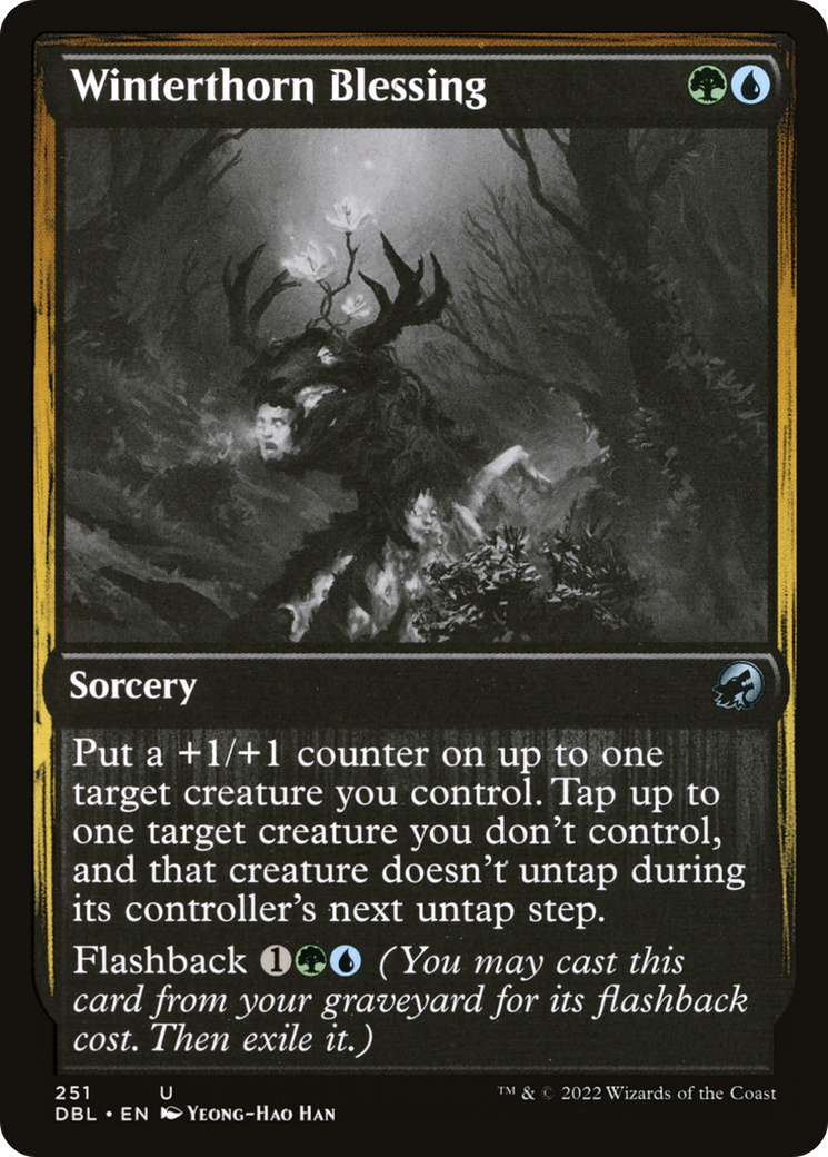 Winterthorn Blessing (DBL-251) - Innistrad: Double Feature Foil