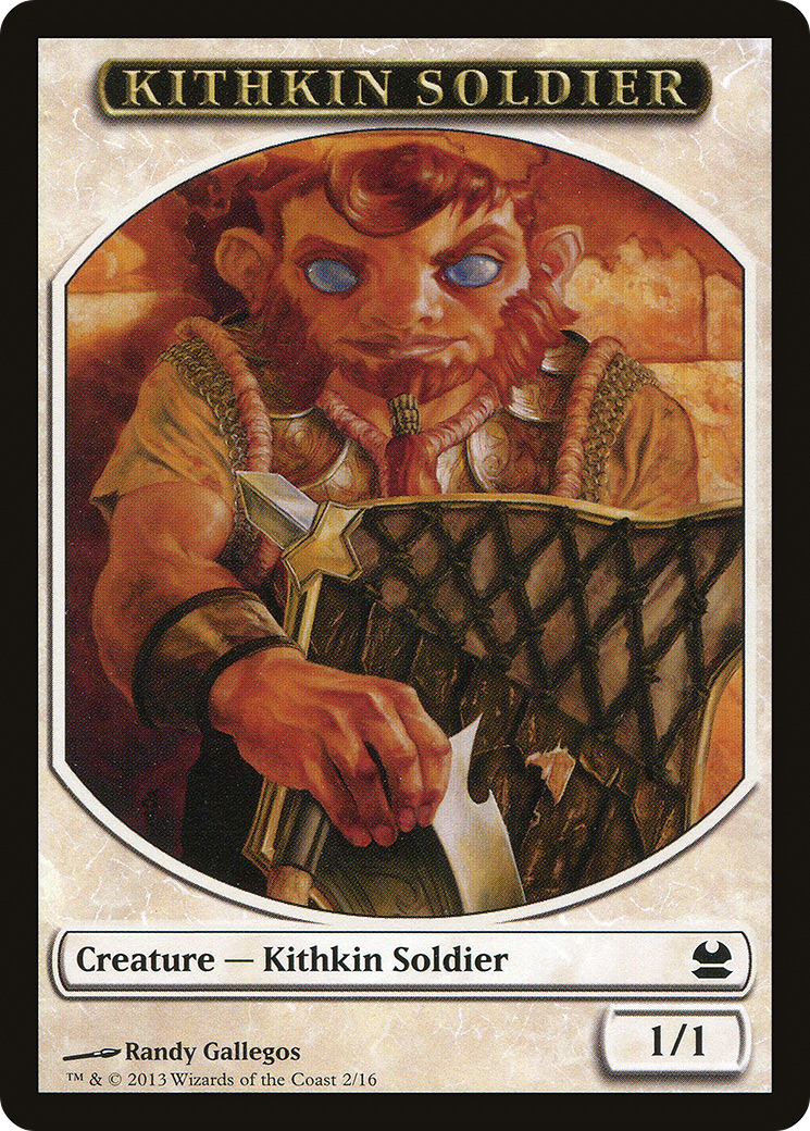 Kithkin Soldier (MMA-002) - Modern Masters Tokens