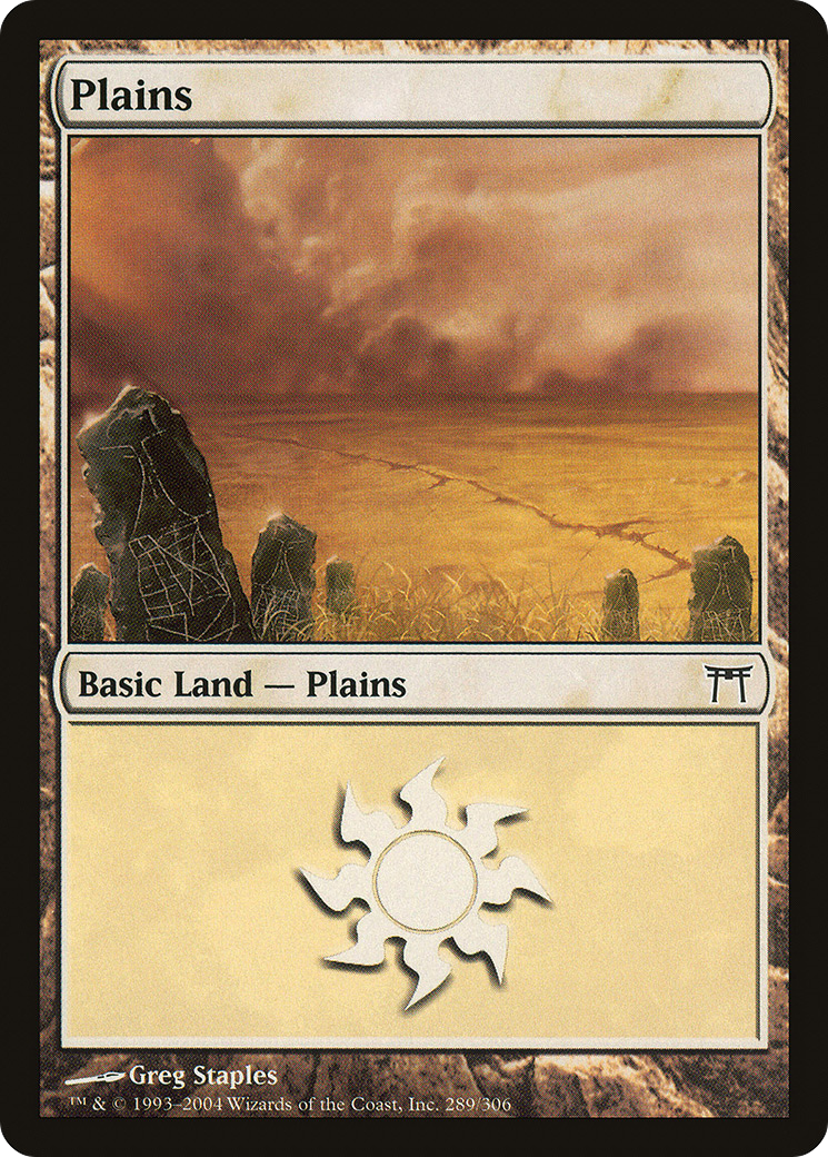 Plains (CHK-289) - Champions of Kamigawa